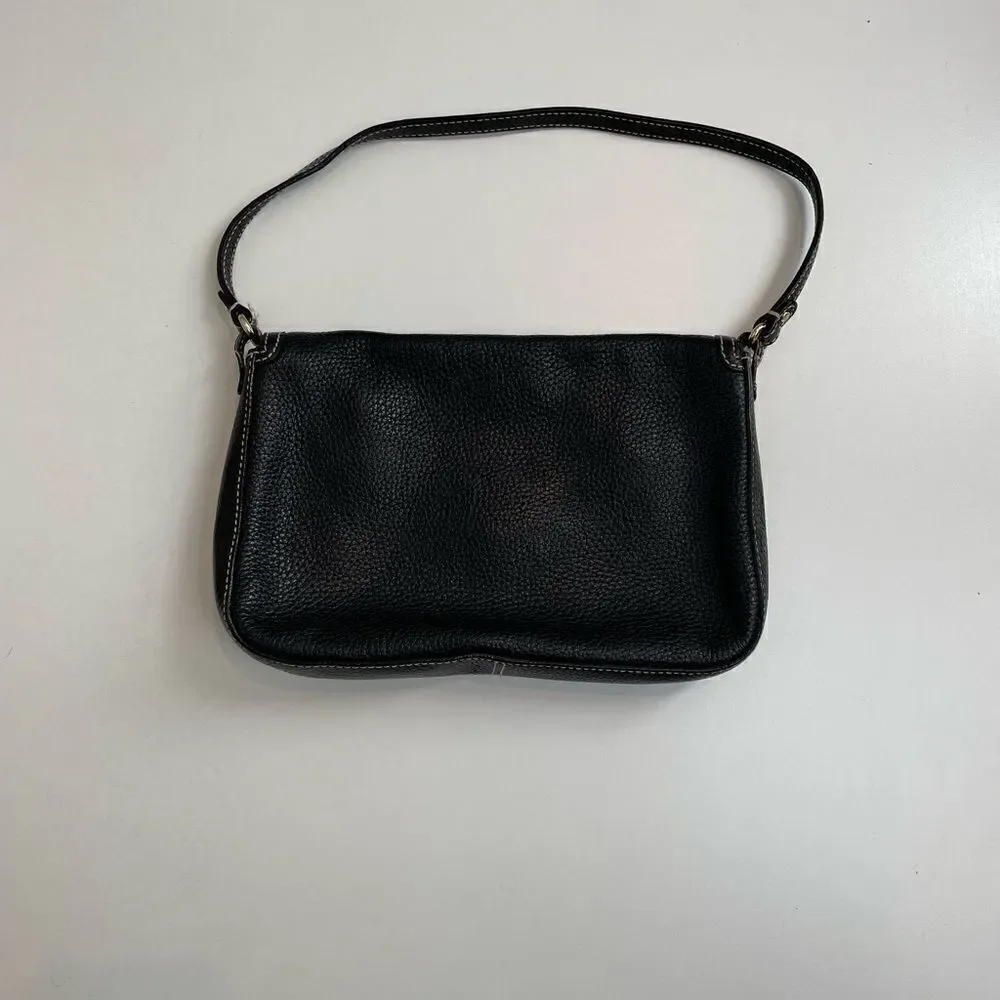 EUC Kate Spade Saffiano Leather Black Dome Clutch Purse